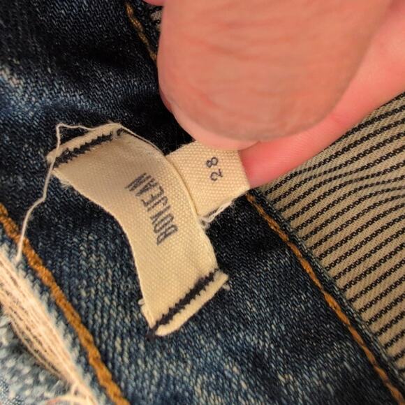 Madewell BoyJean Blue Torn Up Edition Distressed Jeans size 28 - Picture 4 of 5